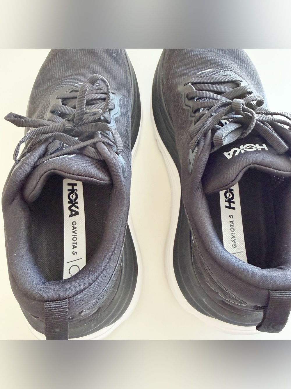 HOKA Women’s Gaviota 5 Black Running Shoes size 8B - Picture 10 of 10